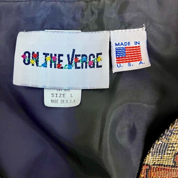 Vintage Equestrian/Horse Theme Vest- Size L - Picture 3 of 6